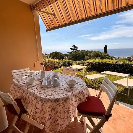 Bilocale Vista Mare Con Giardino Privato E Piscina Apartmán *