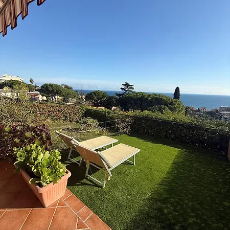 アパート Bilocale Vista Mare Con Giardino Privato E Piscina