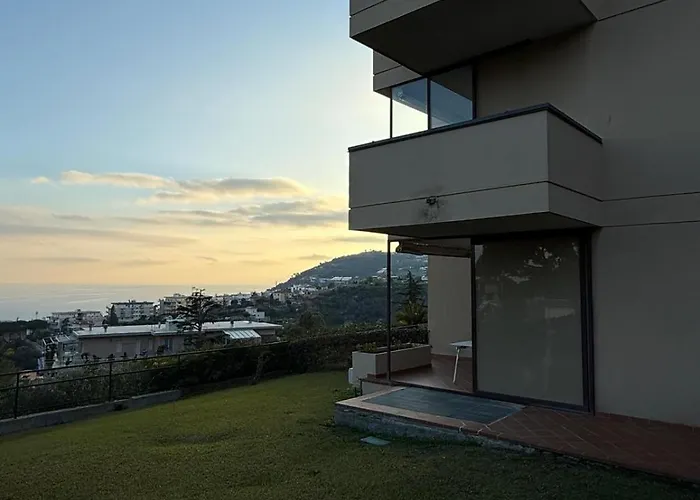 Bilocale Vista Mare Con Giardino Privato E Piscina *